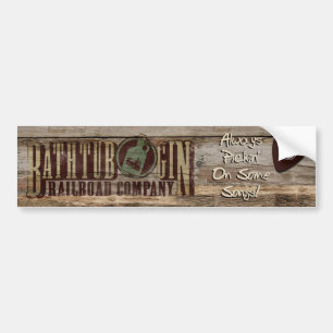 Bathtub Gin Railroad Company Always pickin sticker