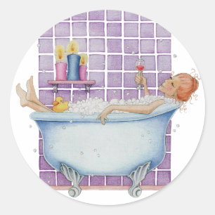Bathtub Joy Sticker