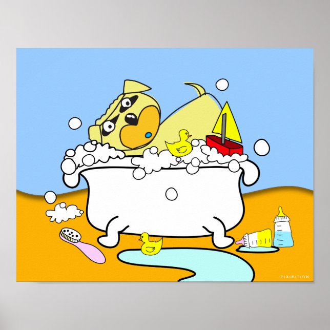 Bathtub Puppy Poster 16 (Front)