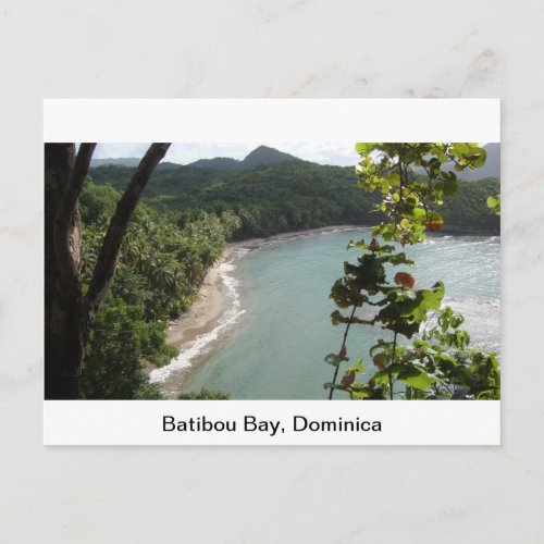 Batibou Bay Dominica Postcard