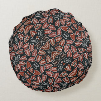 Batik Banten Simbut Round Pouf Round Pillow