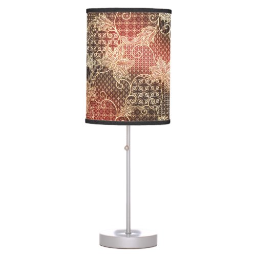 Batik Beauty Malaysian Artistic Wonder Table Lamp