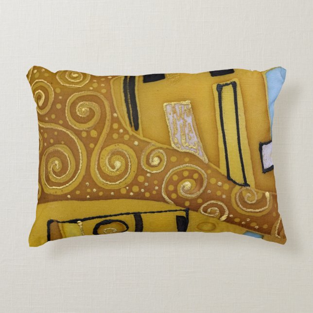 Batik Beauty: Traditional Background Accent Pillow (Front)