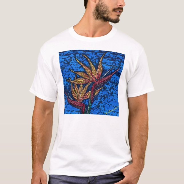 Batik Bird Of Paradise  T-Shirt (Front)