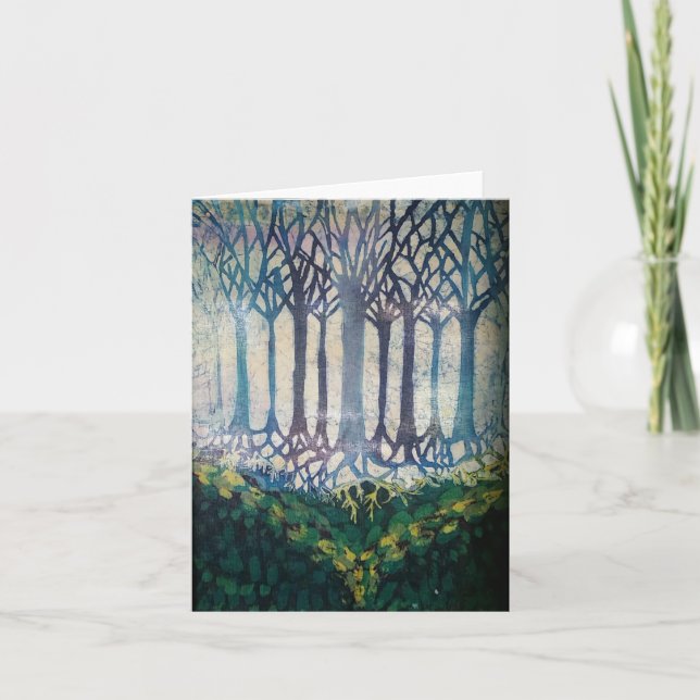 Batik Blank greeting card (Front)