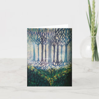 Batik Blank greeting card