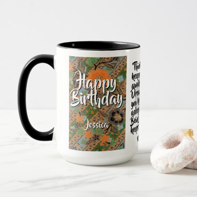 Batik Combo Mug CM01-01 Aries (With Donut)
