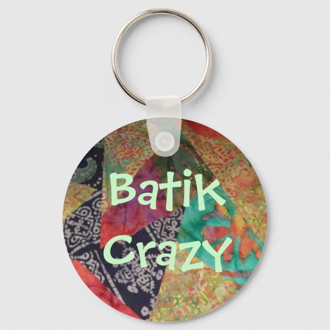 Batik Crazy Keychain (Front)