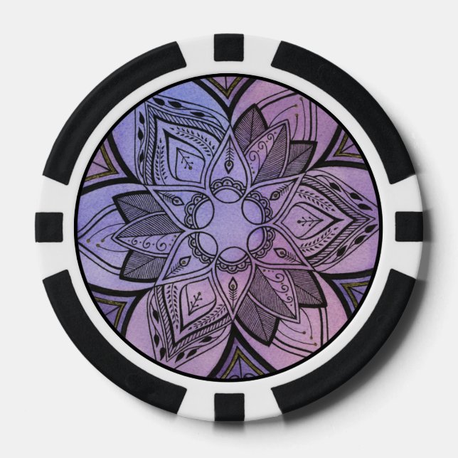 Batik Design Poker Chips (Front)