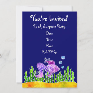 Batik Fishy Invitation