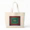 Batik Garden Zipped Tote
