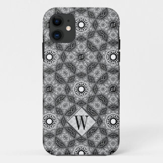Batik Geometrica Monogram Custom Name Phone Case