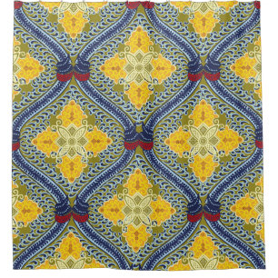 Batik Indonesian: is a technique of wax-resist dye Shower Curtain