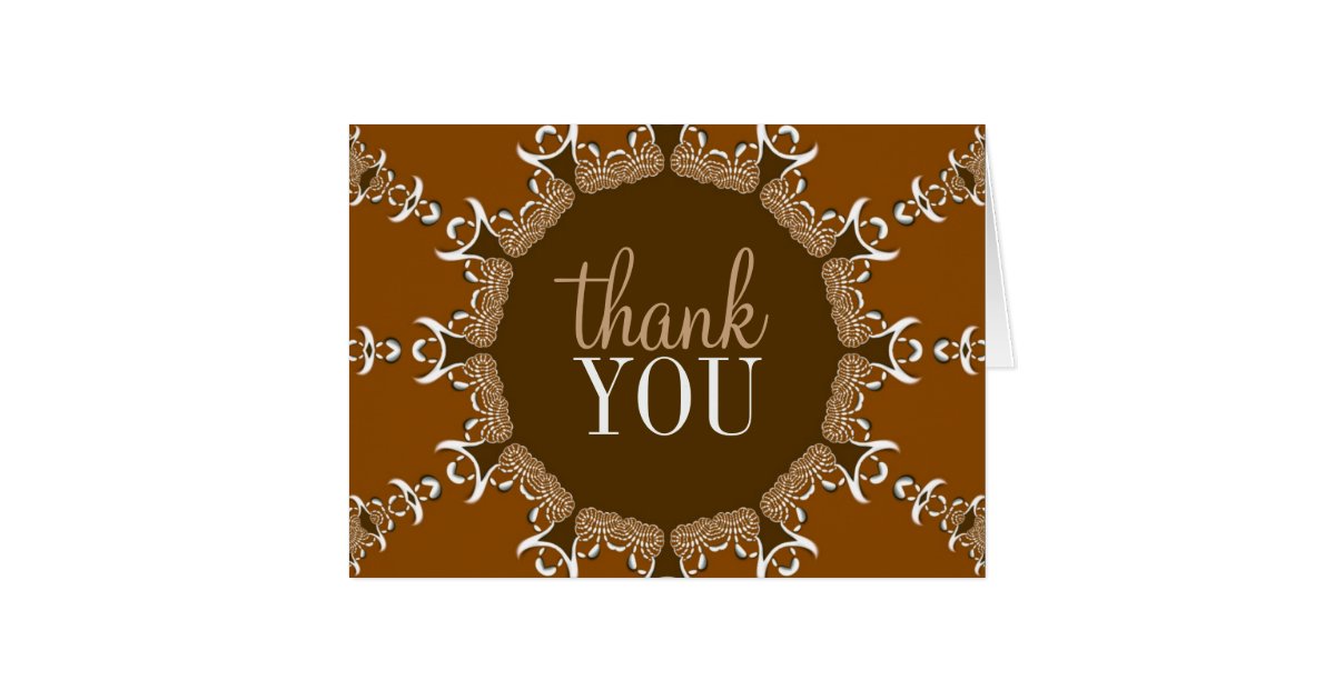 Batik Java Thank You Gracias Merci Danke Card | Zazzle