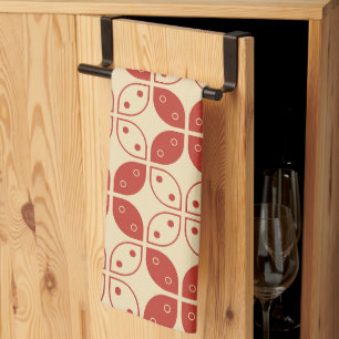 Batik Kawung, Indonesian Pattern, Javanese, Ethnic Kitchen Towel