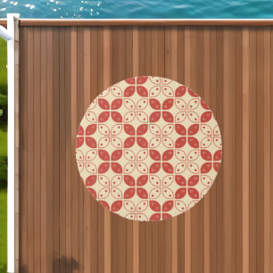 Batik Kawung, Indonesian Pattern, Javanese, Ethnic Outdoor Rug