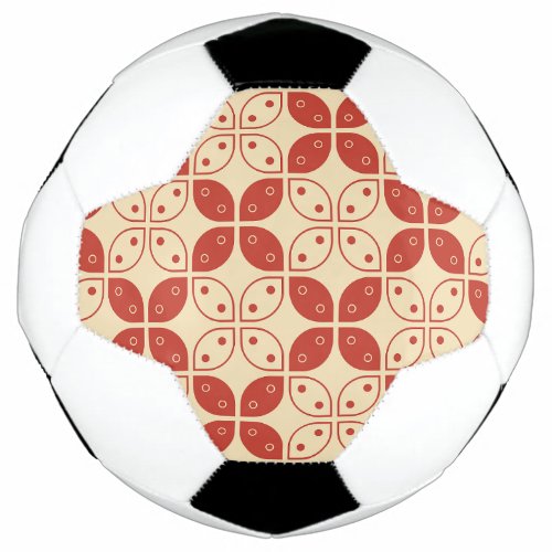 Batik Kawung Indonesian Pattern Javanese Ethnic Soccer Ball