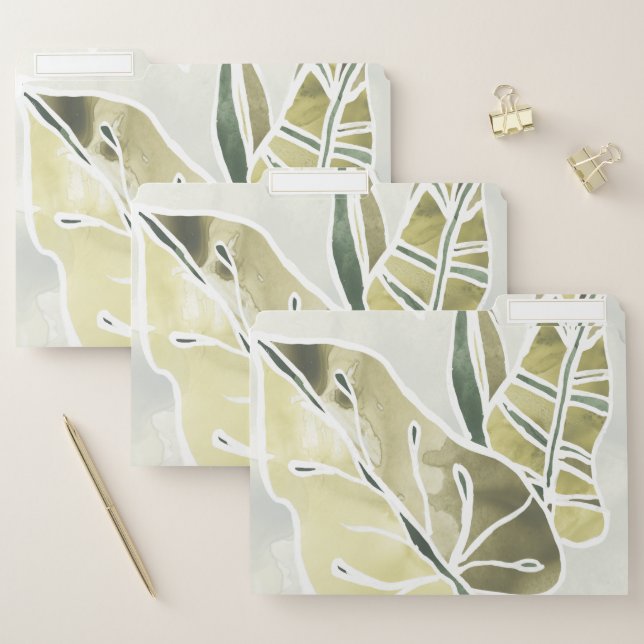 Batik Leaves File Folder (Set)