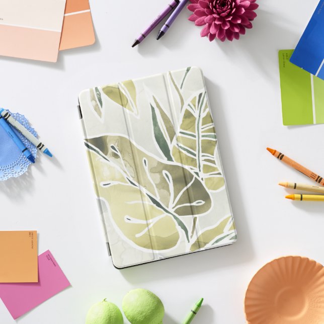 Batik Leaves iPad Pro Cover (Desk)