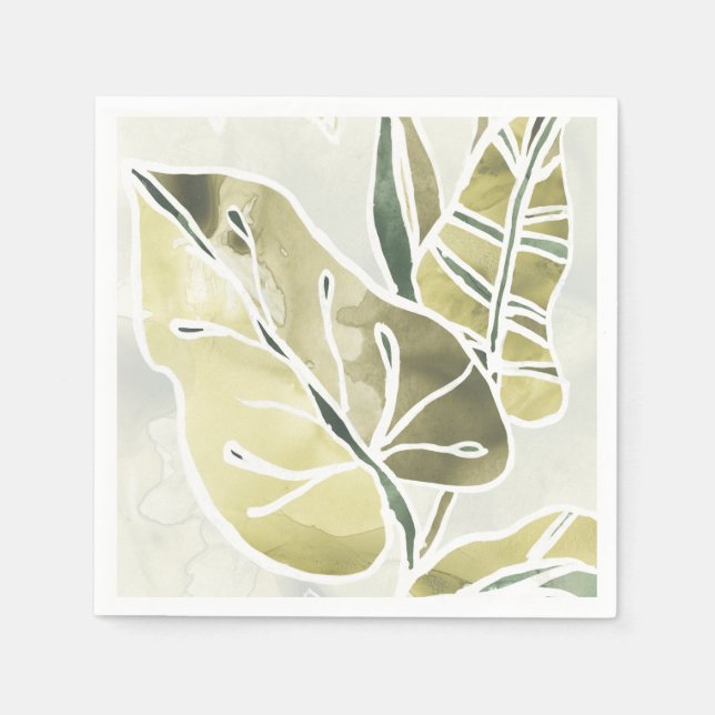 Batik Leaves Napkins (Front)