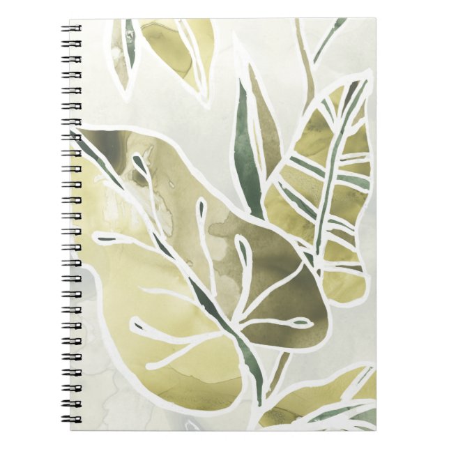 Batik Leaves Notebook (Front)