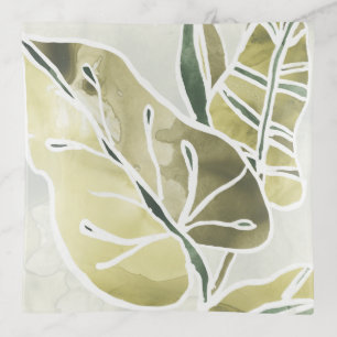 Batik Leaves Trinket Tray