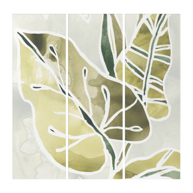 Batik Leaves Triptych (Front)