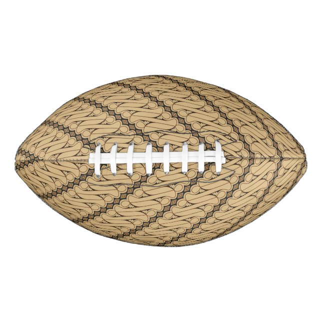 Batik Parang, Indonesian Pattern, Javanese, Ethnic Football (Front)