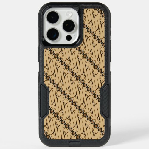 Batik Parang Indonesian Pattern Javanese Ethnic iPhone 15 Pro Max Case