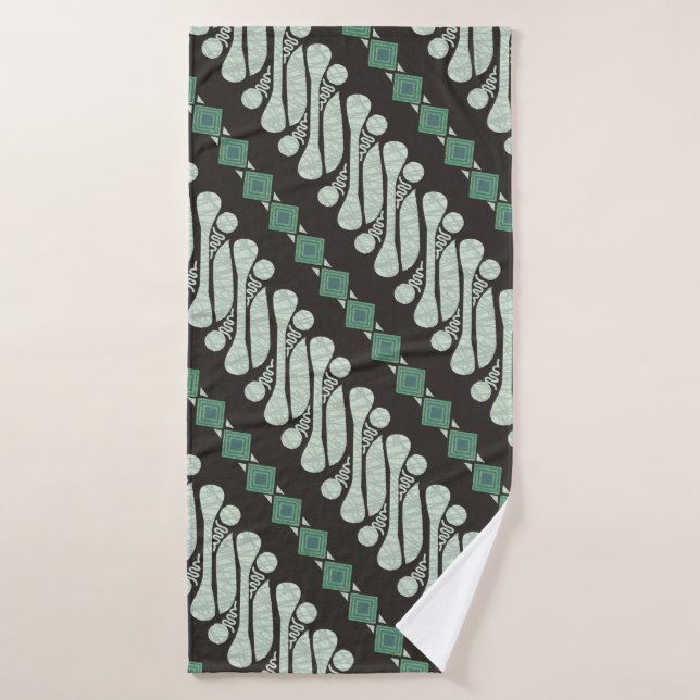 Batik Parang Yogyakarta, in various modern pattern Bath Towel (Bath Towel)