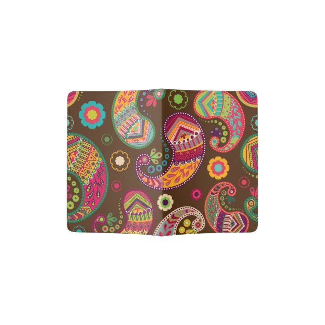 Batik Pattern Passport Holder (Opened)