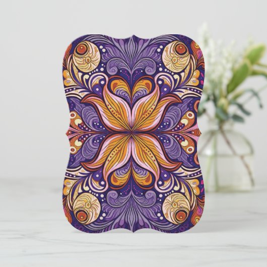 Batik Pattern Purple (Standing Front)