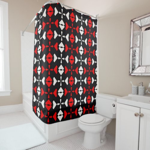 Batik Pattern Shower Curtain