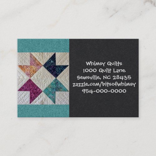 Batik Quilt Business Cards