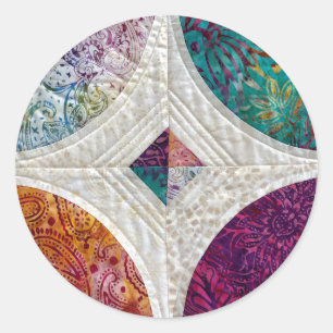 Batik Quilt Sticker