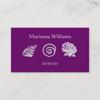 Batik Sea Shells Mommy or Calling Card