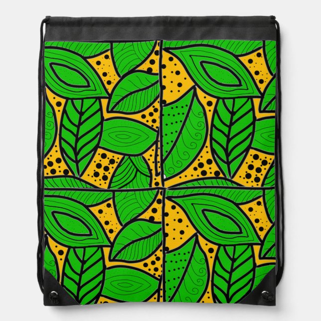 Batik tembakau drawstring bags (Front)