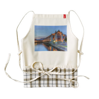 Batiment des Forces-Motrices, Geneva, Switzerland Zazzle HEART Apron