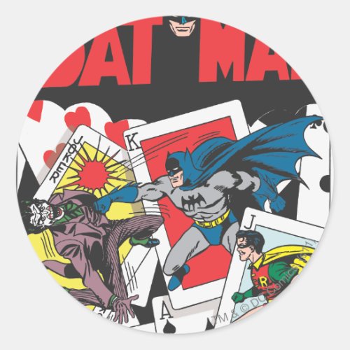 Batman 11 Comic Classic Round Sticker