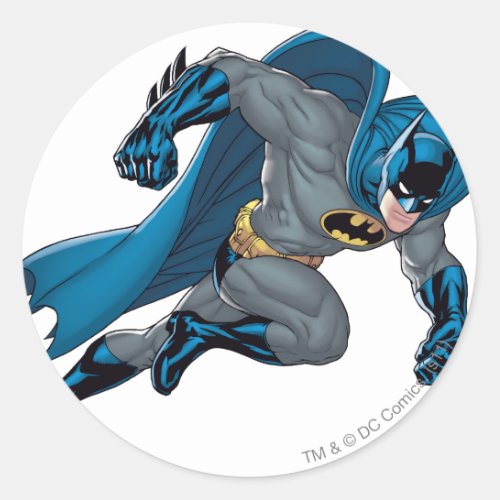 Batman 4 classic round sticker