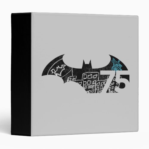 Batman 75 Logo _ Chalkboard Binder
