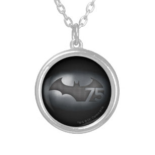 Batman 75 - Metal Grid Silver Plated Necklace