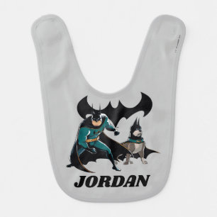 Batman & Ace Baby Bib