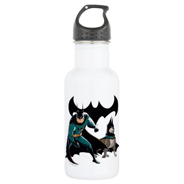 Batman & Ace Stainless Steel Water Bottle (Front)