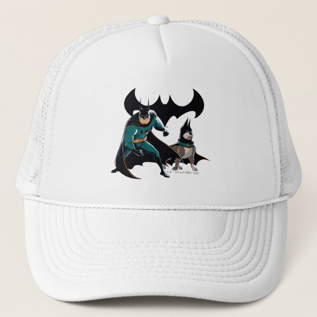 Batman & Ace Trucker Hat (Front)