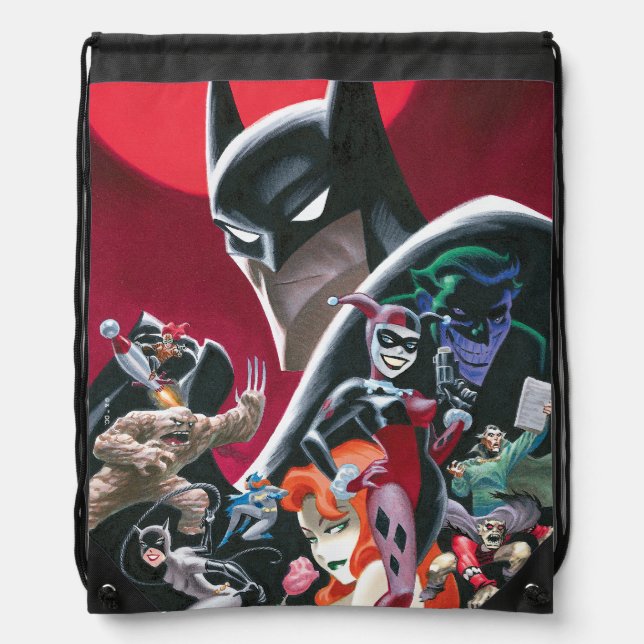 Batman Adventures Dangerous Dames & Demons Drawstring Bag (Front)
