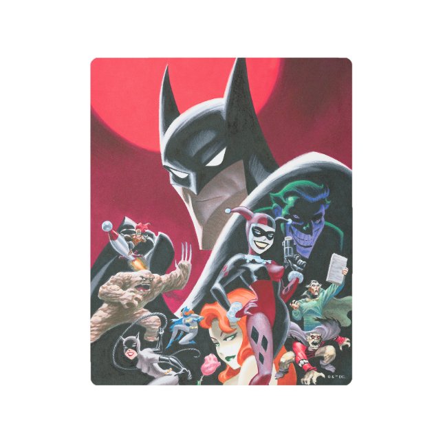 Batman Adventures Dangerous Dames & Demons Metal Print (Front)