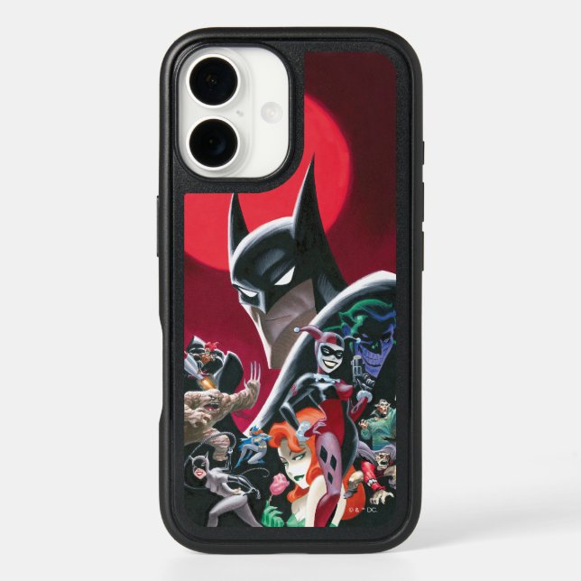 Batman Adventures Dangerous Dames & Demons Otterbox iPhone Case (Back)