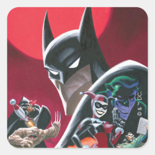 Batman Adventures Dangerous Dames & Demons Square Sticker