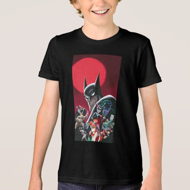 Batman Adventures Dangerous Dames & Demons Tri-Blend Shirt (Front)